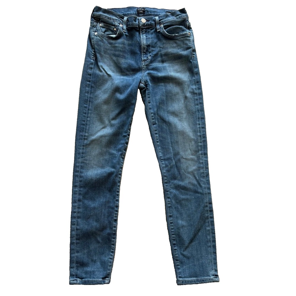 Citizens‎ of Humanity Rocket Crop High Rise Skinny Jeans Blue Size 27